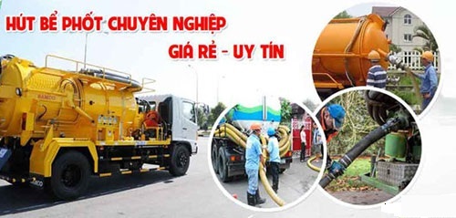 thông hút bể phốt tại hưng yên